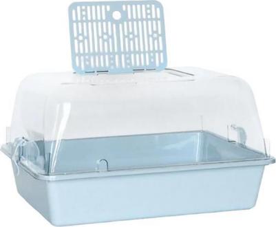 Террариум для улиток, черепах и мелких грызунов, 42х30,5х22,5 см, светло-голубой – фото 4