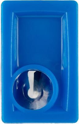 Точилка на 1 отв, прямоуг. c прозр. контейнером, ассорти – фото 1