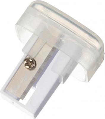 Точилка на 1 отвт, прямоуг, с цветным контейнером, ассорти – фото 5