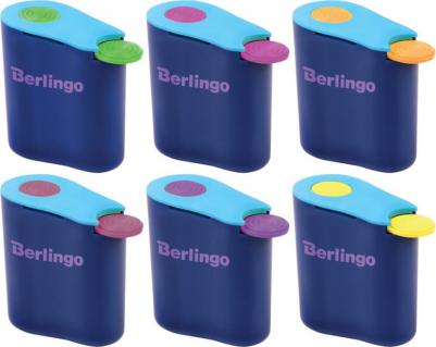 Точилка пластиковая "Hybrid", 1 отверстие, контейнер, ассорти