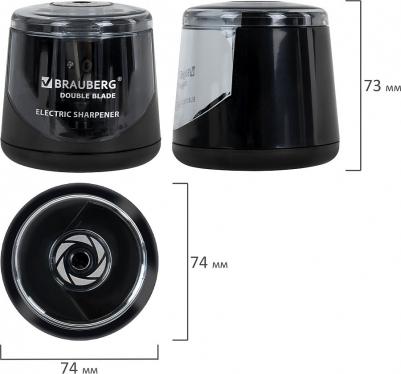 Точилка электрическая DOUBLE BLADE BLACK – фото 8