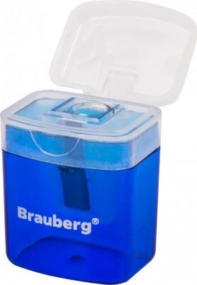 Точилка "OfficeBox", с контейнером и крышкой, прямоугольная, в упаковке с подвесом, ассорти, 222494 – фото 3