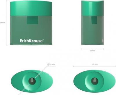 Точилка 1 отверстие Smart & Sharp, с контейнером, отверстие диаметром 8 мм – фото 1