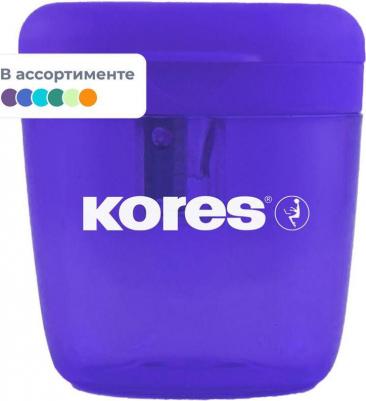 Точилка для карандашей Deposito 1X пластиковая с контейнером в ассортименте