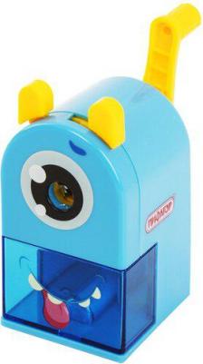 Точилка механическая "Монстрик", корпус розовый, для чернографитных и цветных карандашей, 229716 – фото 6