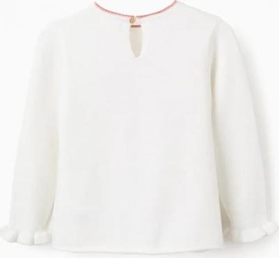 Детская толстовка с длинным рукавом, бежевый – фото 1