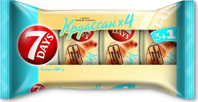 Круассан с кремом Вареная сгущенка 65 г (промоупаковка, 3+1 штука) – фото 7