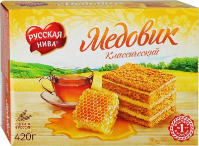 Торт "Медовик" классический, 420гр