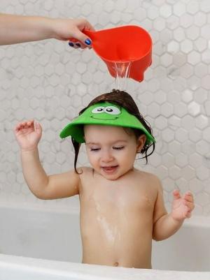 Защитный козырек для мытья головы зеленый – фото 8