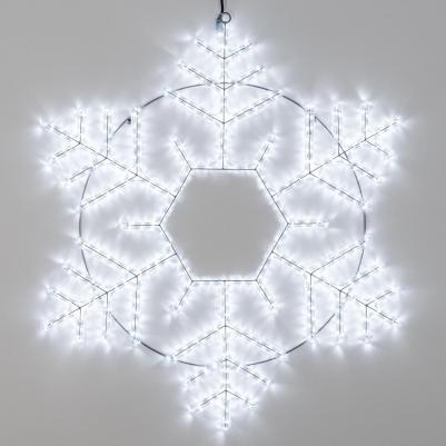 Светодиодная фигура Снежинка ARD-Snowflake-M10-1000x900-576Led White 034258 – фото 3