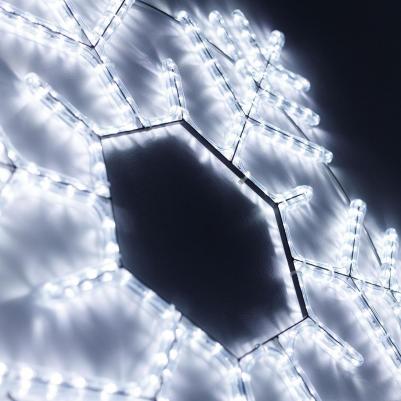 Светодиодная фигура Снежинка ARD-Snowflake-M10-1000x900-576Led White 034258 – фото 4