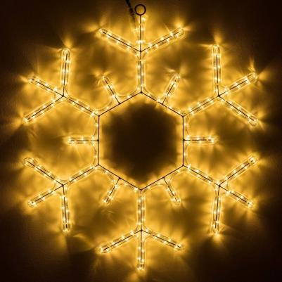Светодиодная фигура Снежинка ARD-Snowflake-M5-600x600-360Led Warm 034253