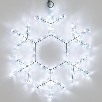 Светодиодная фигура Снежинка ARD-Snowflake-M7-450X375-126Led White 034249 – фото 2