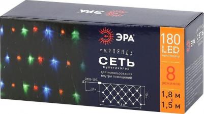 электрогирлянда Гирлянда светодиодная Б0041901 Сеть разноцветный свет 180 светодиодов – фото 3
