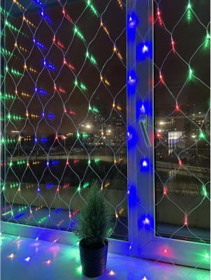 электрогирлянда Гирлянда светодиодная Б0041901 Сеть разноцветный свет 180 светодиодов – фото 5