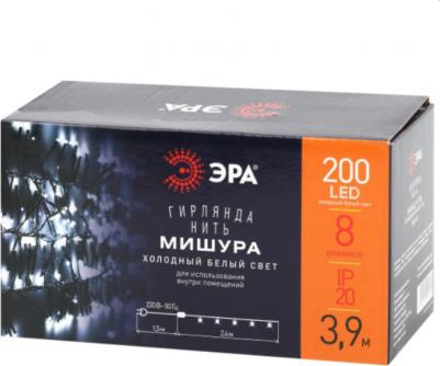 ENIN - GC ENIN - GC Гирлянда LED Нить Мишура 3,9 м зеленый провод, холодный свет, 220V, цена за 1 шт – фото 1