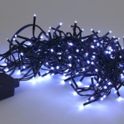 ENIN - GC ENIN - GC Гирлянда LED Нить Мишура 3,9 м зеленый провод, холодный свет, 220V, цена за 1 шт – фото 7