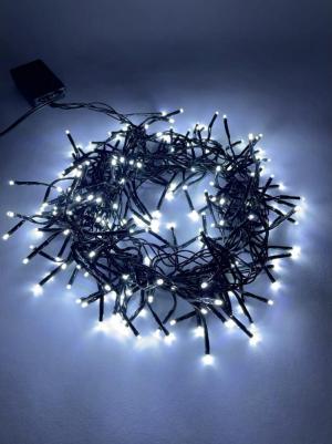 ENIN - GC ENIN - GC Гирлянда LED Нить Мишура 3,9 м зеленый провод, холодный свет, 220V, цена за 1 шт – фото 8