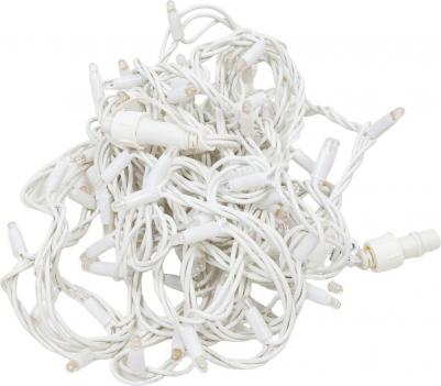 ERAPS-WK10 Светодиодная новогодняя гирлянда ERAPS-WK10 нить уличная белый каучук 10 м желтая 100 LED, цена за 1 шт – фото 1