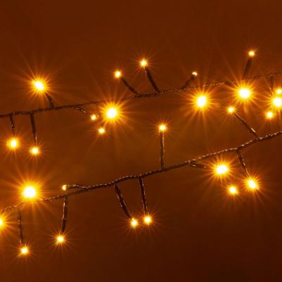 Световая гирлянда новогодняя a056073 5 м белый теплый – фото 1