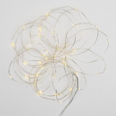 Гирлянда Роса цвет свечения белый 5 м 50 LED – фото 2