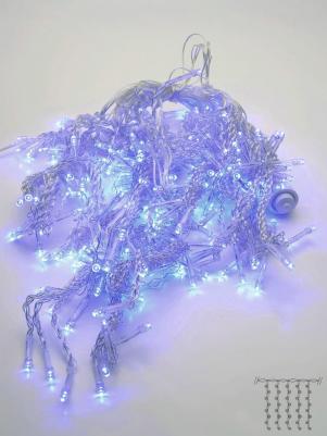 Гирлянда 230V 240 LED синий, длина 5,3м, высота 0,8м, IP44, сетевой шнур 3м в комплекте, CL23, цена за 1 шт – фото 4