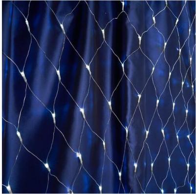 Гирлянда 230V 360 LED 3х2,7м, 5000К, 18W, IP 20, сетевой шнур 3м в комплекте, CL31, цена за 1 шт – фото 3