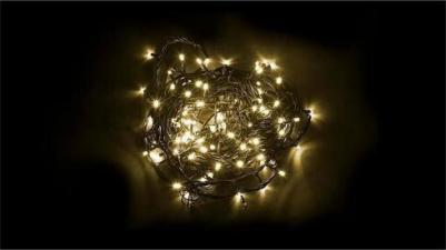 Гирлянда 230V 600 LED 60м, 2700K, с эффектом стробов, IP 44, шнур 3м, CL08, цена за 1 шт – фото 5