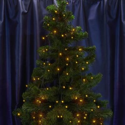 Гирлянда 230V 600 LED 60м, 2700K, с эффектом стробов, IP 44, шнур 3м, CL08, цена за 1 шт