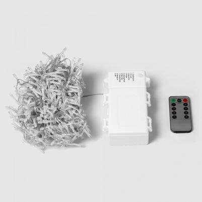 Гирлянда XTL-IR 500 leds холодный белый с пультом управления 20 м на батарейках – фото 7