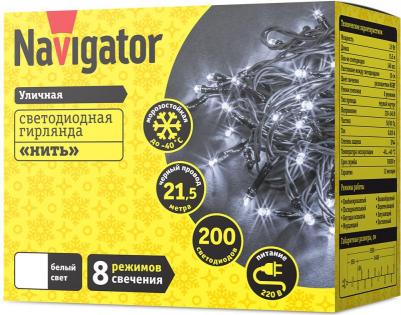 Гирлянда 61 832 NGF-S01-200CW-10-21.5m-230-C8-BL-IP44, цена за 1 шт – фото 1