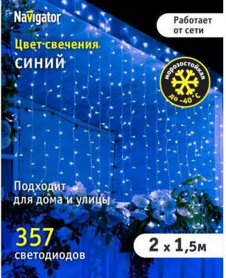 Гирлянда 61 870 NGF-C01-357B-8-2x1.5m-230-TR-IP44, цена за 1 шт – фото 2