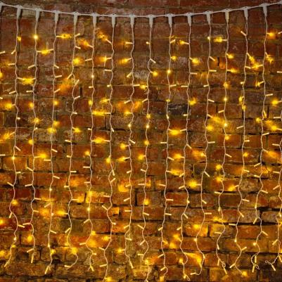 электрогирлянда Гирлянда светодиодная Дождь теплый белый свет 600 светодиодов