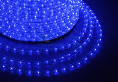 Гирлянда 121-123 дюралайт LED, постоянное свечение (2W)-синий, 36LED/м, бухта 100м – фото 2