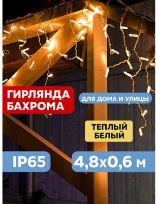 Гирлянда Айсикл 4.8x0.6m 176 LED Warm-White 255-146 – фото 10