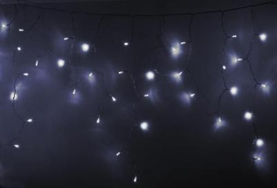 Гирлянда Айсикл светодиодный, 4,8 х 0,6 м, прозрачный провод, 230 В, диоды белые, 176 LED, цена за 1 шт – фото 7