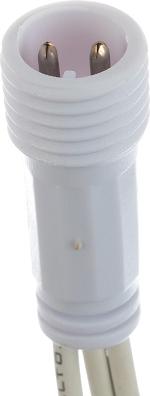 Гирлянда Нить 20м, постоянное свечение, белый каучук, 230В, цвет Белый, цена за 1 шт – фото 4