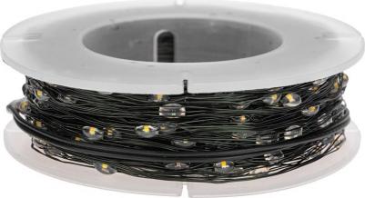 Гирлянда Роса с контроллером 20м, 200LED, зеленый провод, теплое белое свечение, цена за 1 шт – фото 11