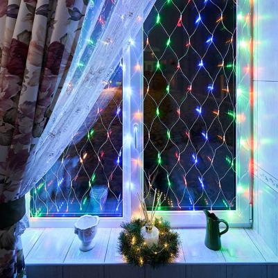 Гирлянда Сеть 1,5х1,5м, прозрачный ПВХ, 150 LED Белые, цена за 1 шт – фото 13