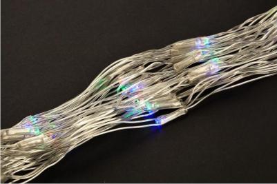 Гирлянда Сеть 1,8х1,5м, прозрачный ПВХ, 180 LED Мультиколор, цена за 1 шт – фото 9