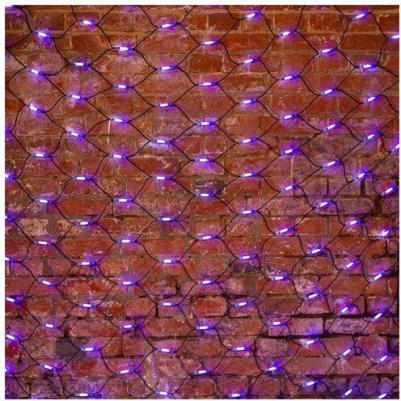 Гирлянда "Сеть" 2x3м, черный КАУЧУК, 432 LED Мультиколор – фото 9
