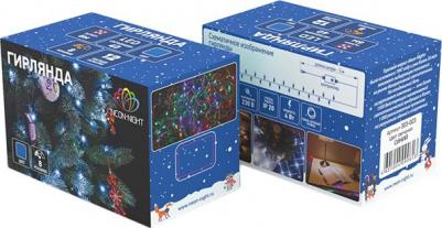 Гирлянда Твинкл Лайт 4 м, темно-зеленый ПВХ, 25 LED, цвет: Синий, цена за 1 шт – фото 9