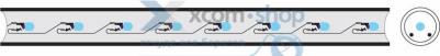Гирлянда уличная новогодняя Дюралайт светодиодный, белый, 36 LED/м, 100 м, новогодние товары подарки/ электрогирлянда – фото 1