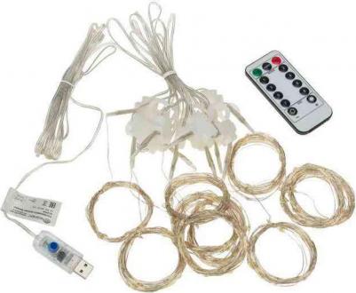 Гирлянда занавес 3 ? 3 м разноцветный 300 ламп – фото 2