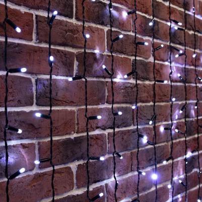 Световой занавес Светодиодный Дождь 235-165 2х6 м белый холодный – фото 7