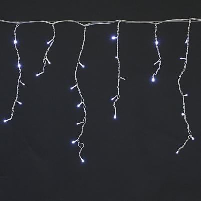 Светодиодная гирлянда бахрома A-056R WT FLASH