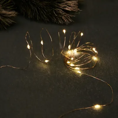 Гирлянда-пробка для бутылки Роса20 20LED, 2м, 3000К, 3хAG13/LR44, цена за 1 шт – фото 6