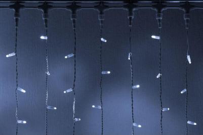 Светодиодный занавес 2х6 м, 220В, провод ПВХ, IP 65 - линейно-свесовая гирлянда, представляющая собой горизонтальную направляющую, с которой через 4620079893080