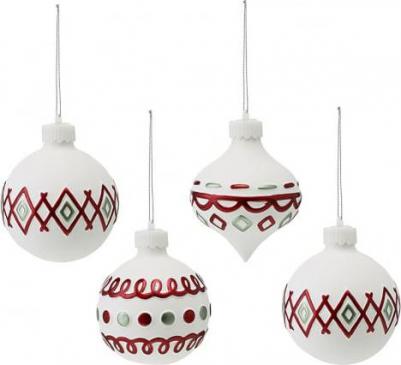 С набором украшений Festive Embroidey из коллекции New Year Essential ваша ёлка превратится в настоящее произведение искусства. Эти игрушки – фото 1