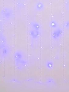 Бахрома светодиодная ULD-B3010-200/DTA с контроллером, 200 светодиодов, 3 м, синий, IP20, провод прозрачный, цена за 1 шт – фото 5